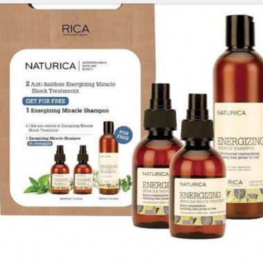 Naturica Paket Energizing 2serum 1shampoo